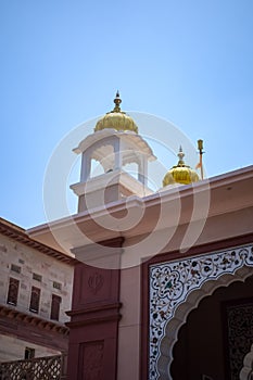 Gurudwara Sis Ganj Sahib is one of the nine historical Gurdwaras in Old Delhi in India, Sheesh Ganj Gurudwara in Chandni Chowk,