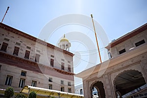 Gurudwara Sis Ganj Sahib is one of the nine historical Gurdwaras in Old Delhi in India, Sheesh Ganj Gurudwara in Chandni Chowk,