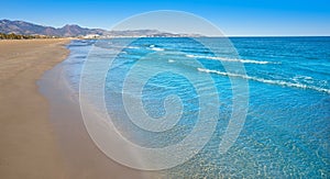 Gurugu beach in Grao de Castellon Spain photo