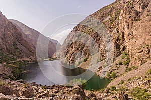 Gushor lake in Haft Kul in Fann mountains, Tajikist