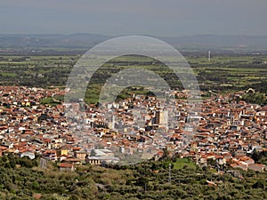 Guspini in the province Medio Campidano, Sardinia, Italy photo