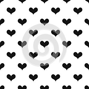 Gustatory heart pattern seamless vector photo