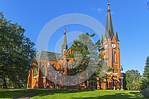 Gustav Adolf church is a parish church in Sundsvall. Sweden. photo