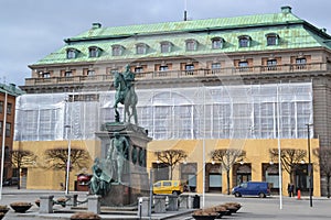 Gustav Adolf's Square in Stockholm. photo