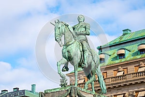 Gustav II Adolf Statue in Stockholm