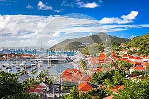 Gustavia, St. Barths Town Skyline photo