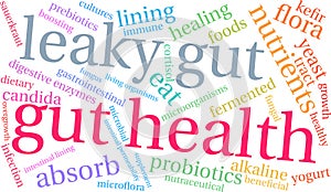 Gut Health Word Cloud