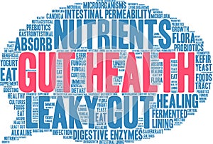 Gut Health Word Cloud