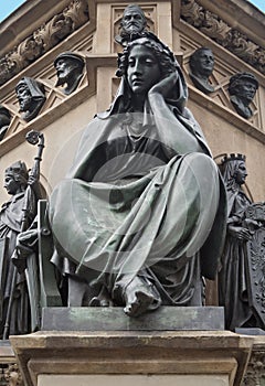 Gutenberg monument, Frankfurt, Germany