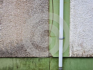 Guttering pipe on external wall