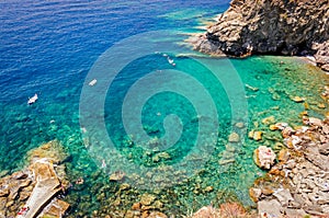 Guvano beach, Corniglia