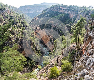 Guver Canyon in Antalya, Turkey
