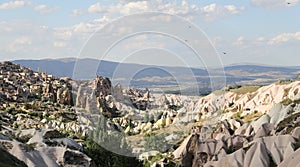 Guvercinlik Valley in Goreme, Cappadocia photo