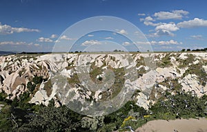 Guvercinlik Valley in Goreme, Cappadocia photo