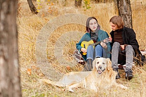 Tipo aspetto Come sul strumento musicale autunno foresta 