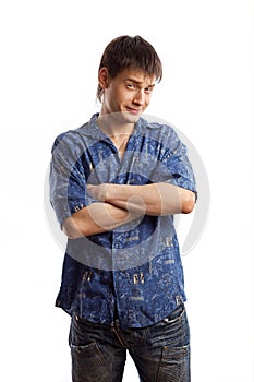 Guy in the blue shirt series