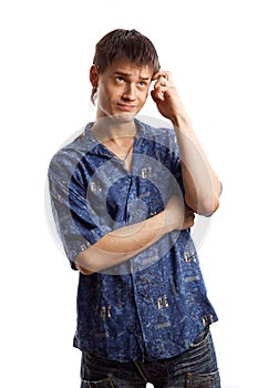 Guy in the blue shirt series