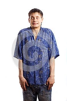 Guy in the blue shirt series