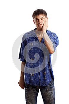 Guy in the blue shirt series