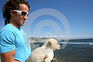 Guy and his dog