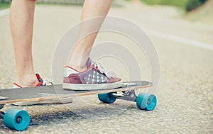 Guy on longboard