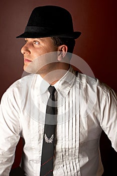Guy in a trilby photo