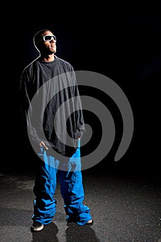 Guy Wearing Baggy Clothes