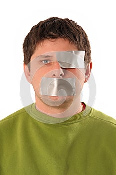 Guys with tape photo