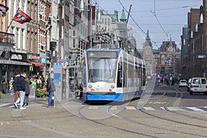 GVB Tram 4 At Amsterdam The Netherlands 14-3-2022