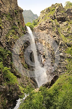 Gveleti waterfall near the Georgian Military Road