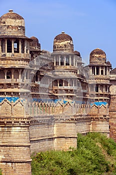 Gwalior Fort in the city of Gwalior - Madhya Pradesh - India