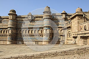 Gwalior fort in Gwalior Mughal architecture, Madhya Pradesh, I