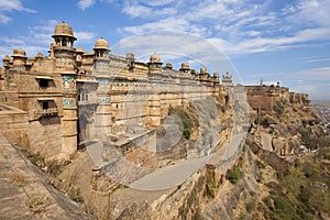 Gwalior fort in India. photo