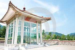Gwanggaeto Stele (King Haotai Stele)  in Ji'an, Jilin, China. It is part of UNESCO World Heritage Site.