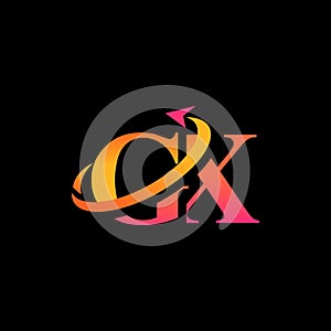 GX aerospace creative logo design