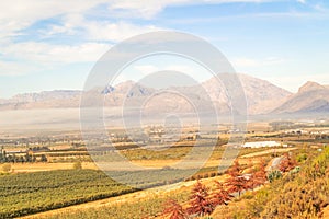 Gydo Pass between Ceres and Citrusdal, Western Cape in South Afr