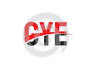 GYE Letter Initial Logo Design Vector Illustration