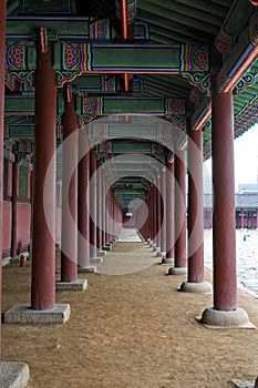 Gyeonbokgung Palace Porch