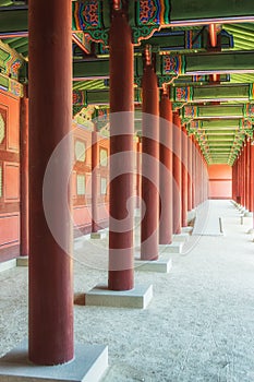 Gyeongbok Palace Hallway