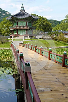 Gyeongbok Palace pagoda, Seoul, South Korea