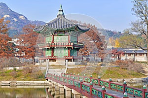 Gyeongbokgung Palace in Autumn, South Korea