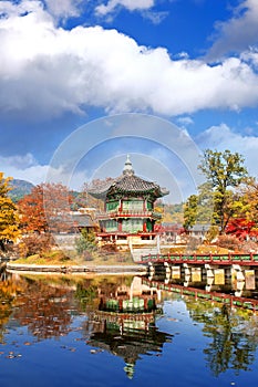 Gyeongbokgung Palace in autumn,South Korea