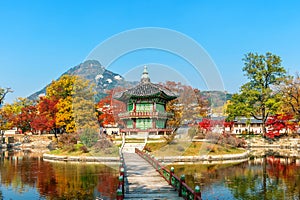 Gyeongbokgung Palace in autumn,South Korea