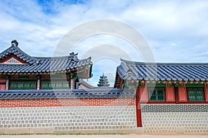 Gyeongbokgung Palace in Seoul Korea.