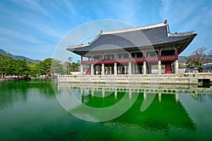 Gyeonghoeru Pavillion Royal Banquet Hall in Gyeongbokgung Palace, Seoul