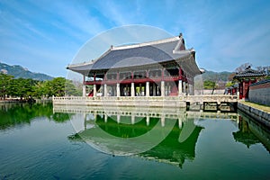 Gyeonghoeru Pavillion Royal Banquet Hall in Gyeongbokgung Palace, Seoul