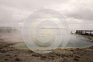 Gyeser Pools in Yellowstone