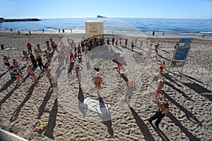 Gym on Benidorm beach