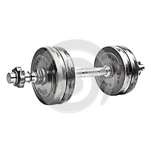 Gym Dumbles on Transparent Background - Ai Generated