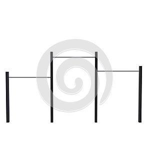 Gym Equipment isolated on white background